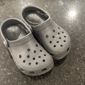 Kids black crocs